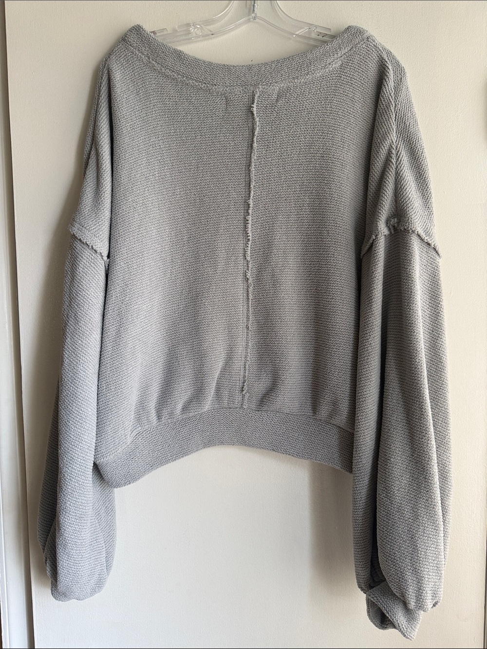 Free People Beach Happy Pullover in Grey - Picture 7 of 9